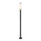 Z-Lite Sana 3 Light Outdoor Post Mounted Fixture, Black & White Opal 593PHBR-567P-BK - alternate 4